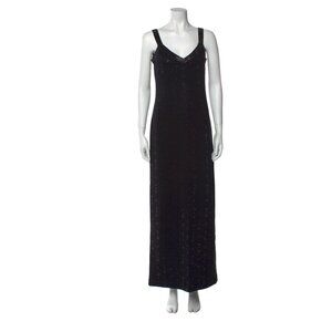 St. John Glitter heavy knit maxi dress usa small
